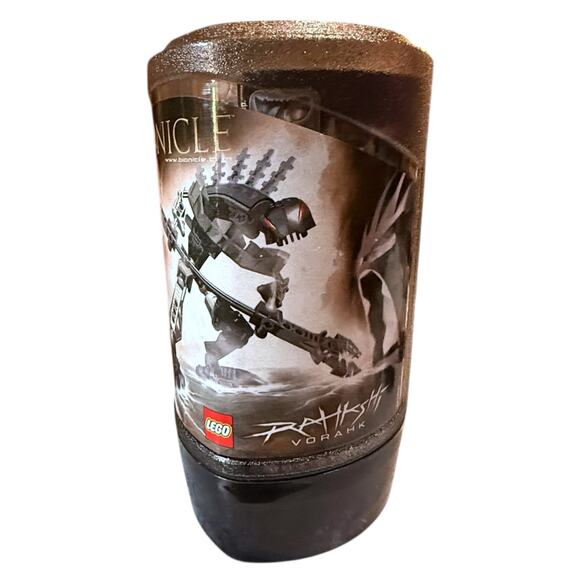 VTG LEGO BIONICLE Rahkshi Vorahk Black Gray 8591 Canister Complete DAMAGED Book - Picture 7 of 12
